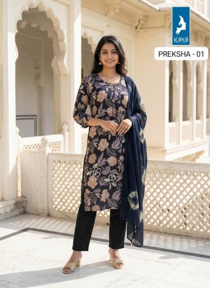 Kaya preksha 3pcs aaboli kurtis wholesale